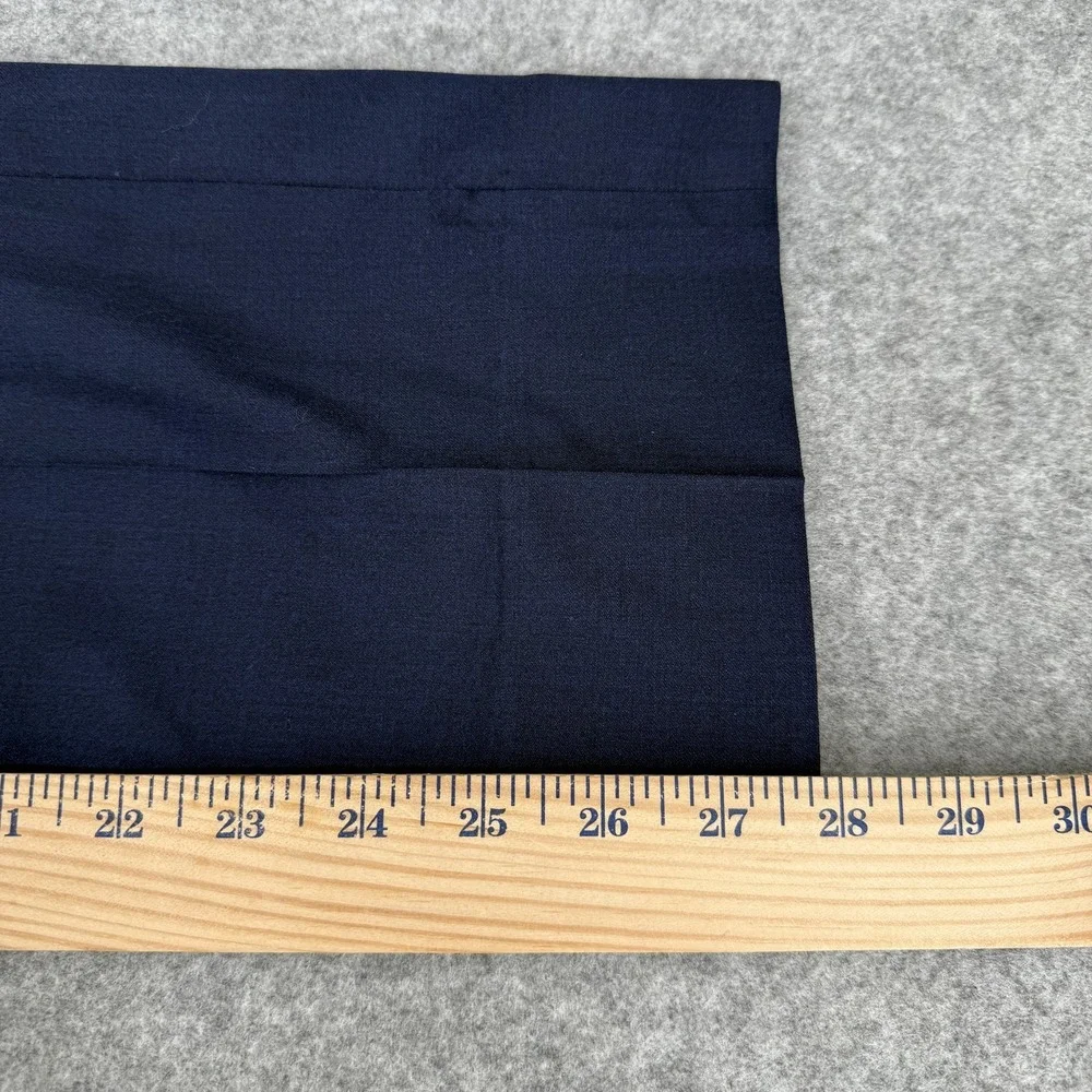 Bonobos Pants Mens 36 Blue Slim Fit Wool Blend Dress Trousers Flat Front‎